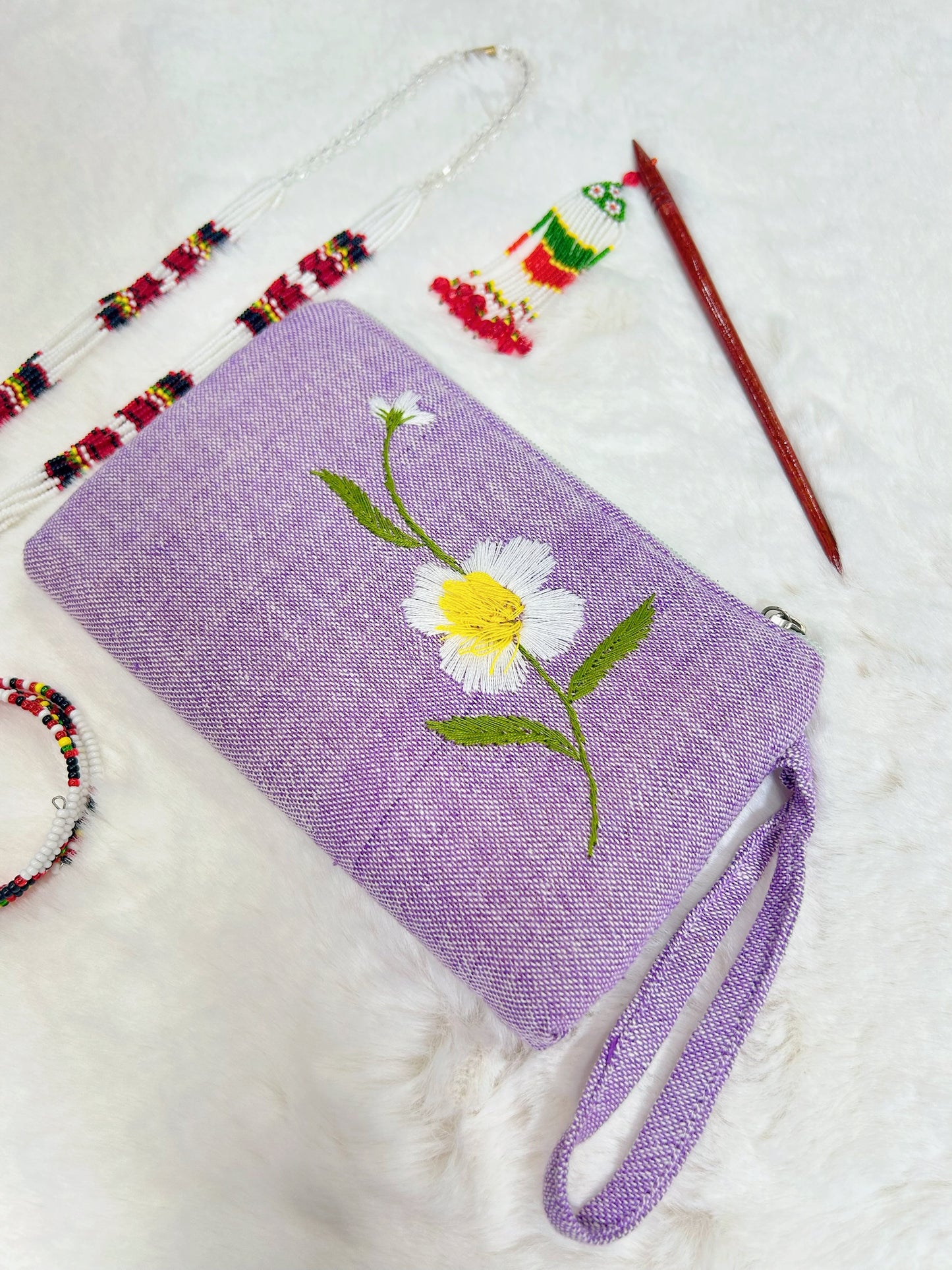 Cobra Saffron Handmade Embroidered Wallet