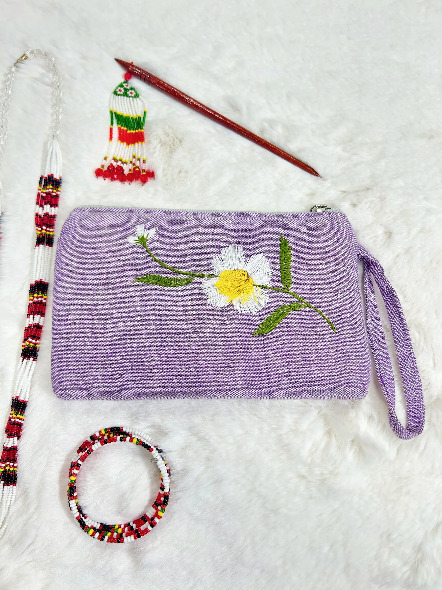 Cobra Saffron Handmade Embroidered Wallet