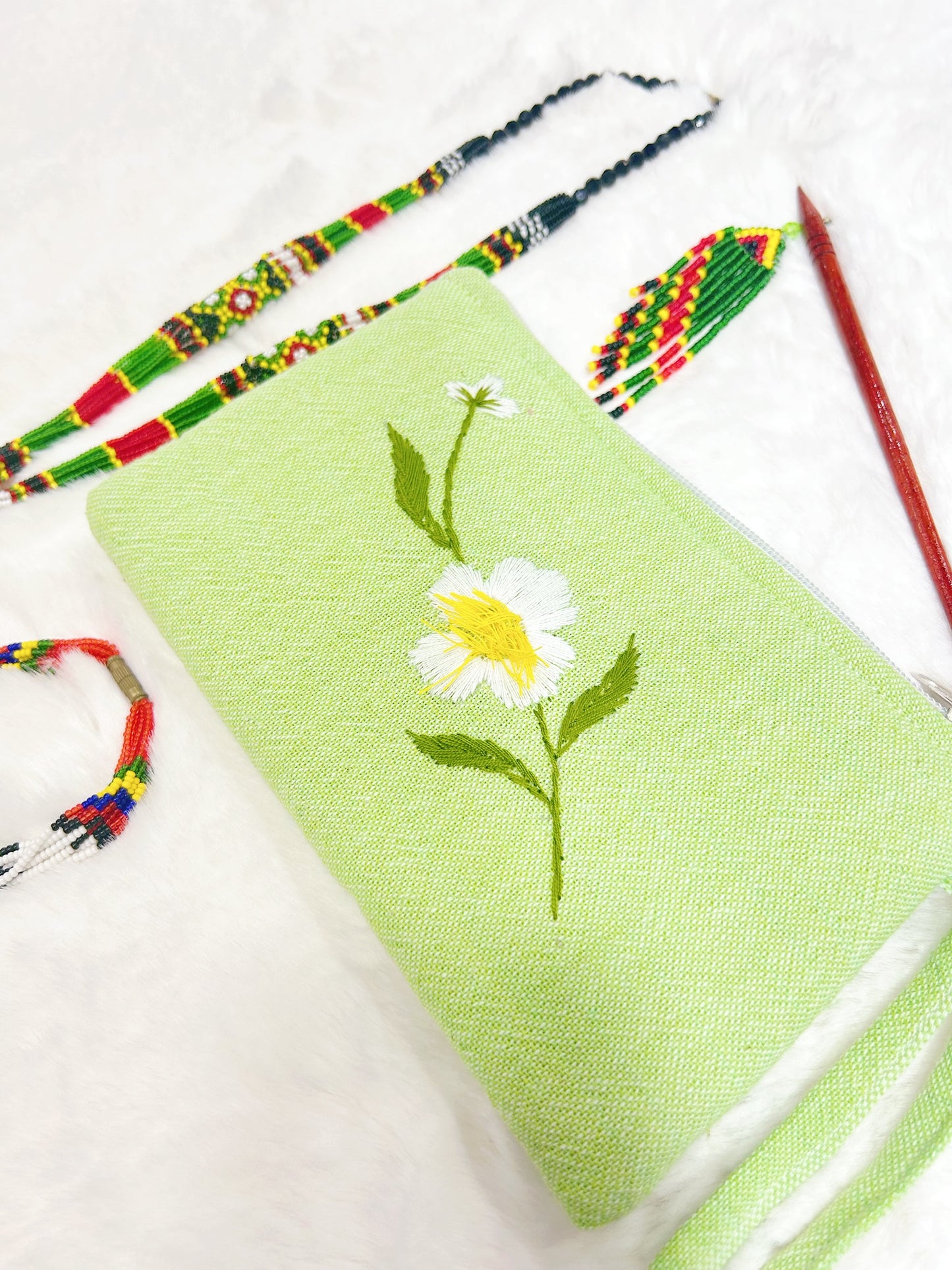 Cobra Saffron Handmade Embroidered Wallet