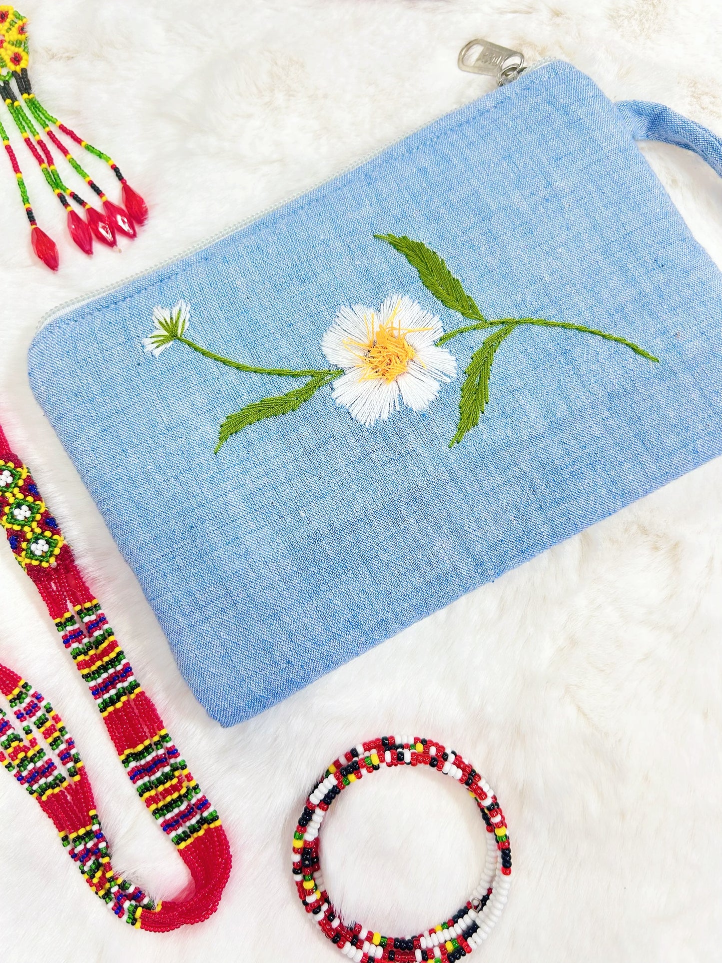 Cobra Saffron Handmade Embroidered Wallet