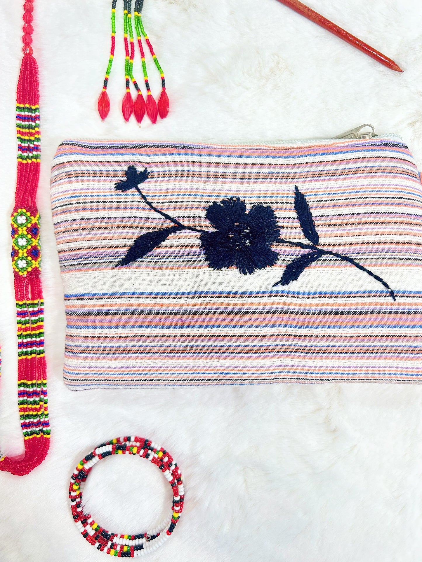 Cobra Saffron Handmade Embroidered Wallet