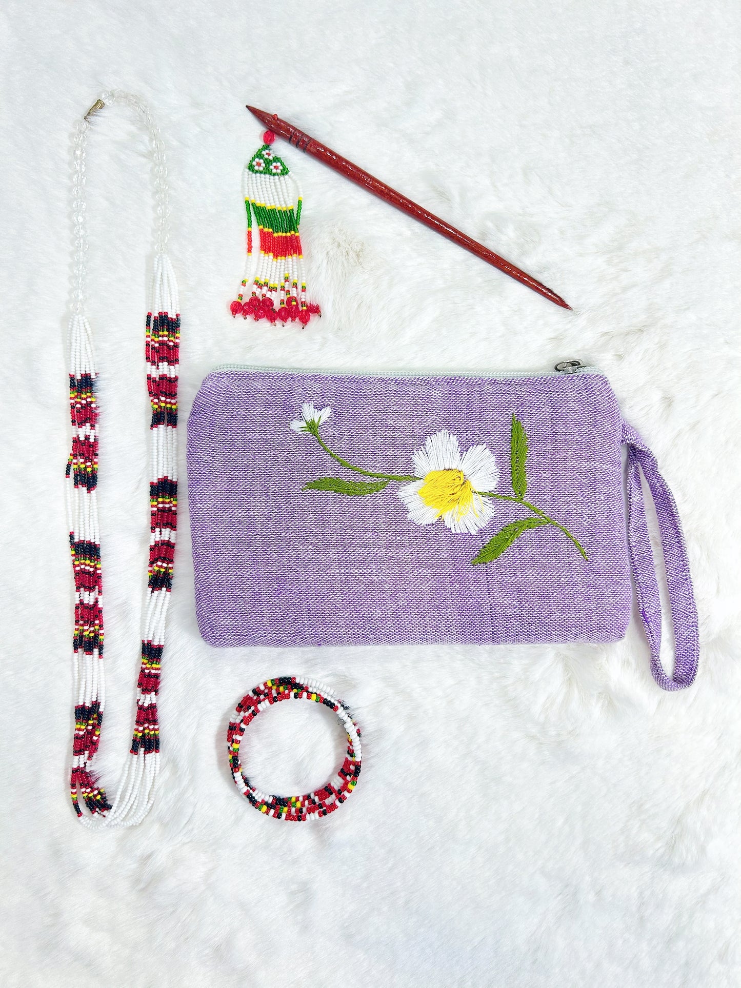 Cobra Saffron Handmade Embroidered Wallet