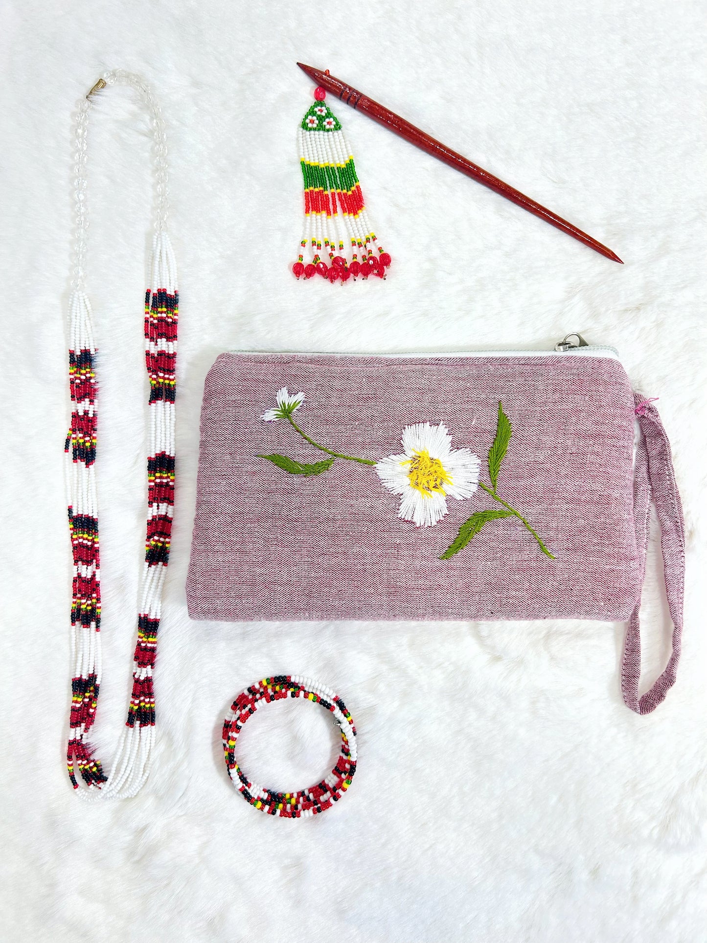 Cobra Saffron Handmade Embroidered Wallet