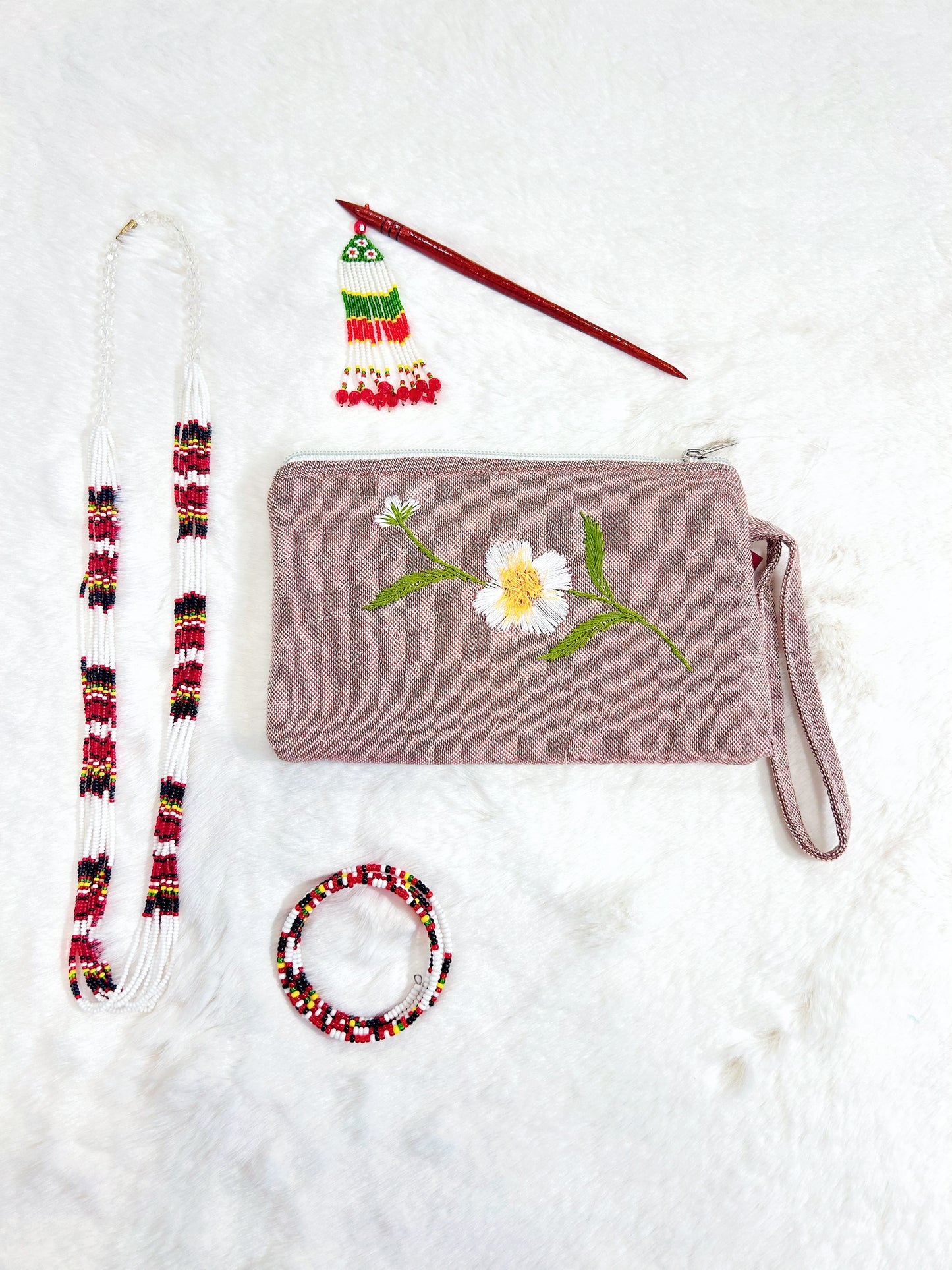 Cobra Saffron Handmade Embroidered Wallet