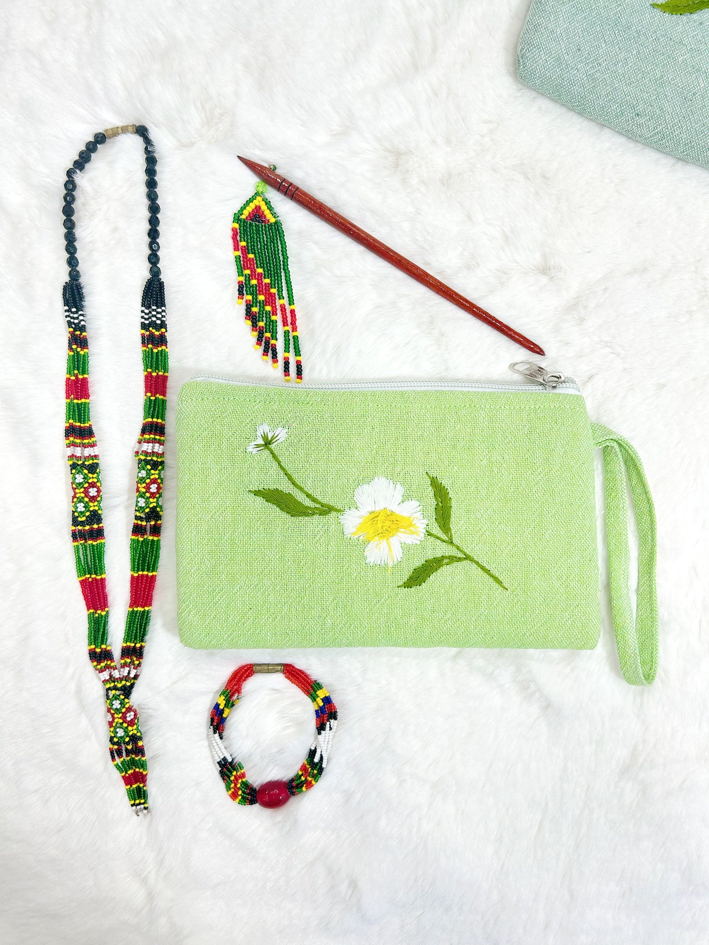 Cobra Saffron Handmade Embroidered Wallet