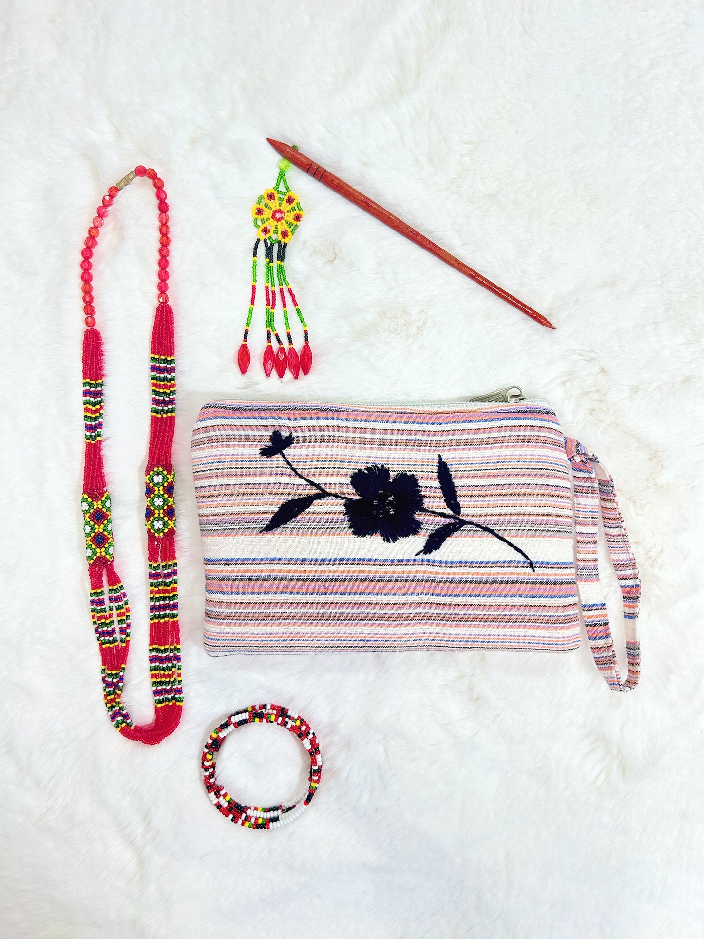 Cobra Saffron Handmade Embroidered Wallet