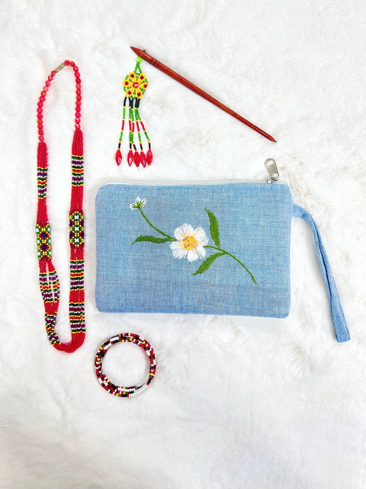 Cobra Saffron Handmade Embroidered Wallet
