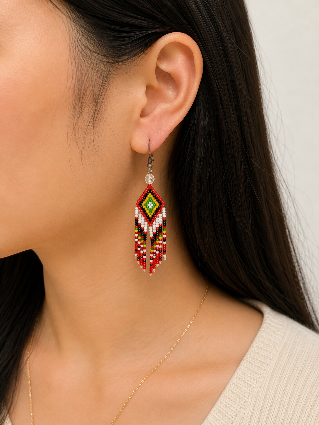 Traditional Chin Earrings