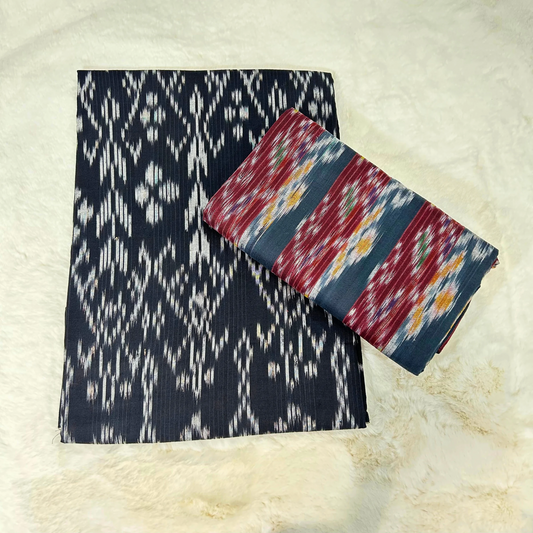 Handwoven Ikat Cotton A Chate