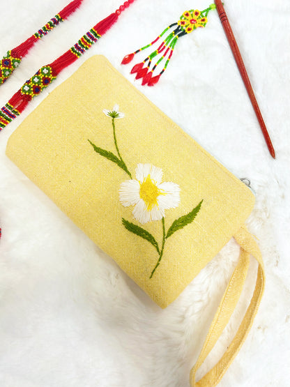 Cobra Saffron Handmade Embroidered Wallet