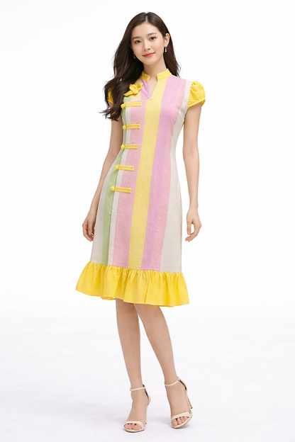 Botanical Long Dress