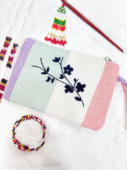 Cherry Handmade Embroidered wallet