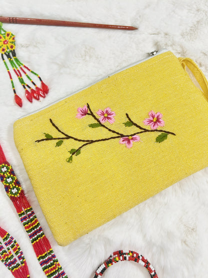 Cherry Handmade Embroidered wallet