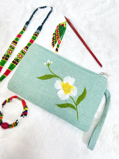 Cobra Saffron Handmade Embroidered Wallet