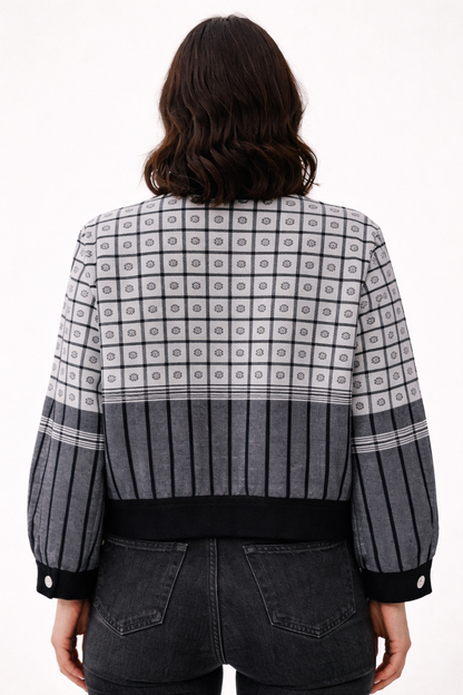 Classic Monochrome Fall Jacket