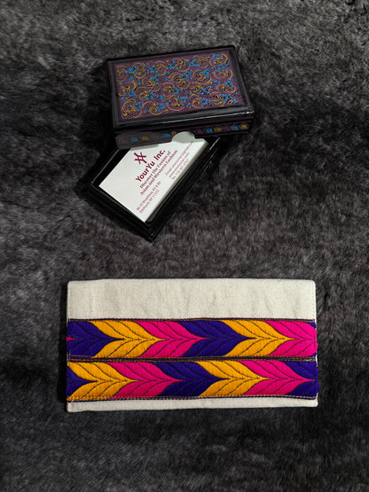 Kanote Embroidered Wallet