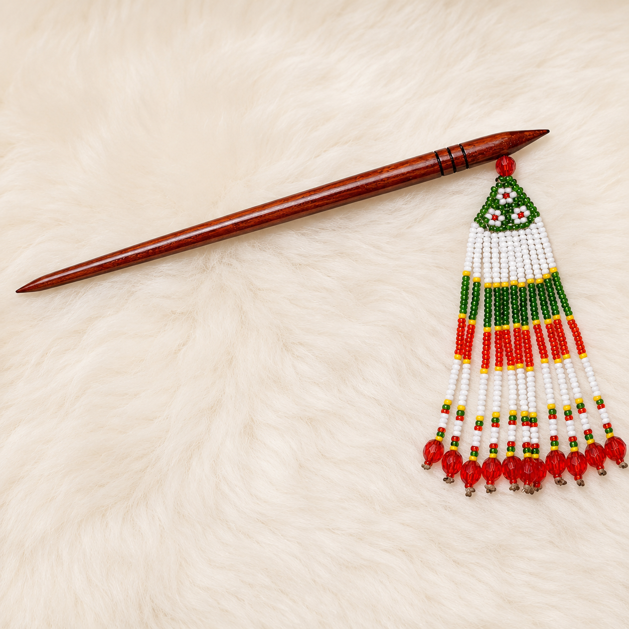 Traditional Chin Hair Sticks