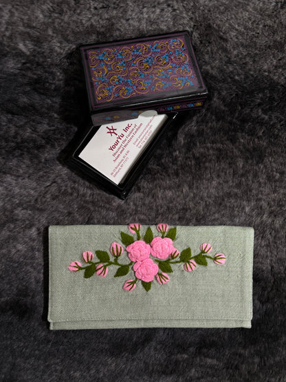 Jasmine Embroidered Wallet