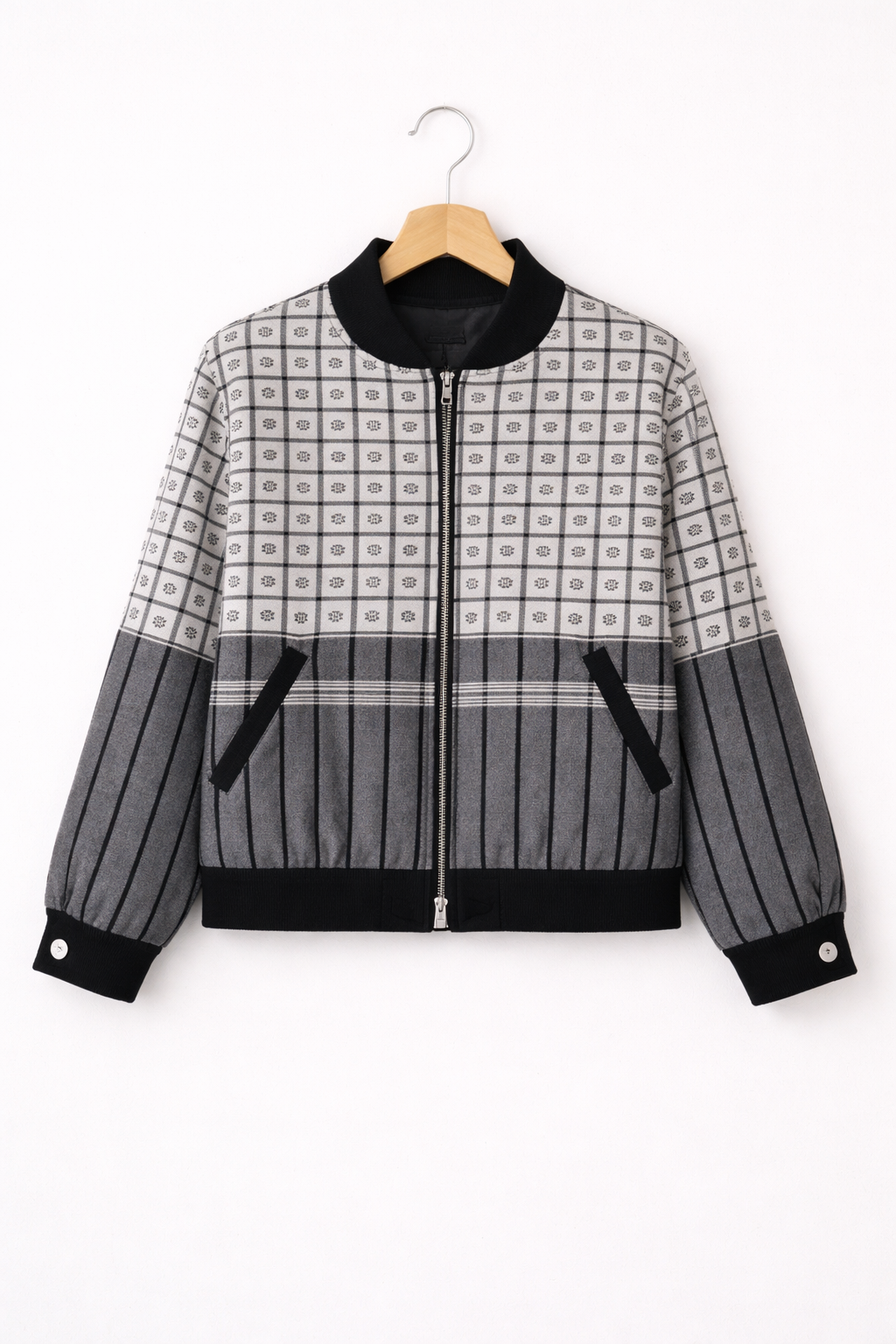 Classic Monochrome Fall Jacket