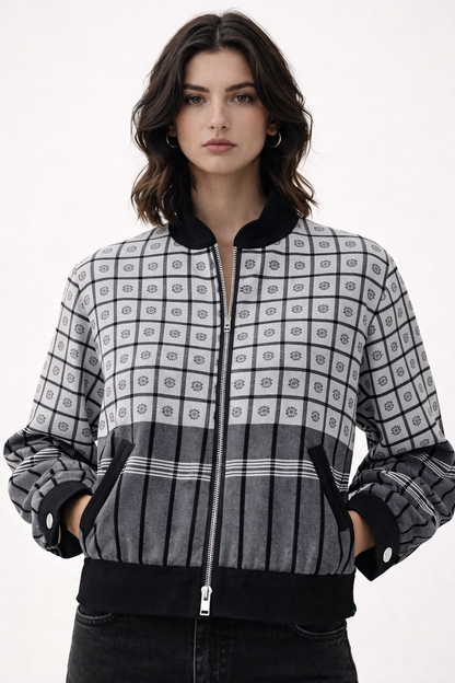 Classic Monochrome Fall Jacket