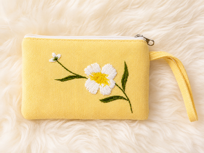 Cobra Saffron Handmade Embroidered Wallet