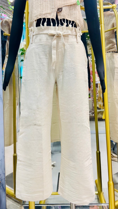 Cotton Pants w/Tie String