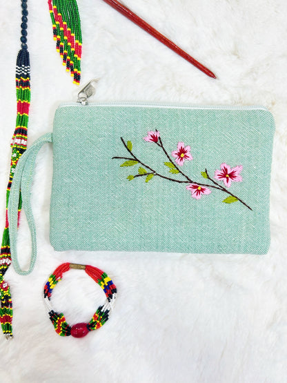 Cherry Handmade Embroidered wallet