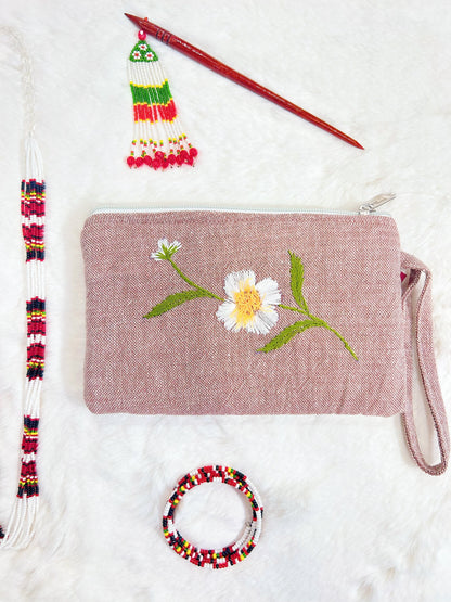 Cobra Saffron Handmade Embroidered Wallet