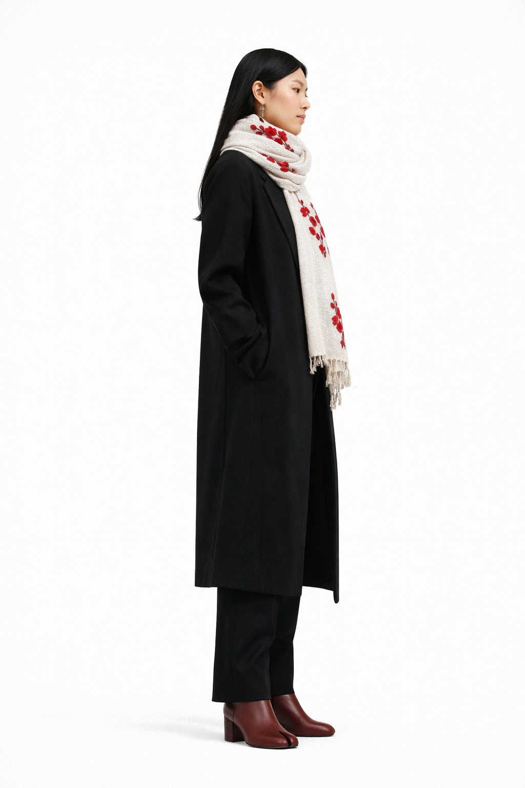 Rosy Handmade Cotton Scarf
