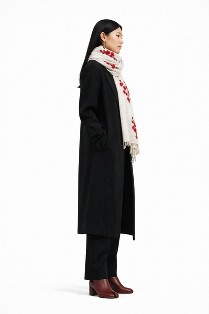 Rosy Handmade Cotton Scarf