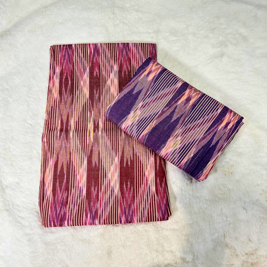 Handwoven Ikat Cotton A Chate