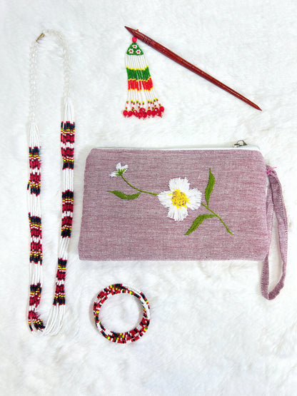 Cobra Saffron Handmade Embroidered Wallet