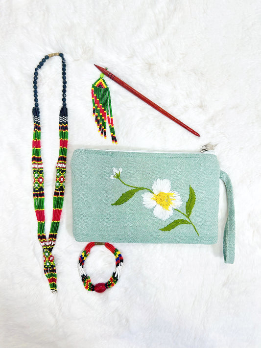 Cobra Saffron Handmade Embroidered Wallet