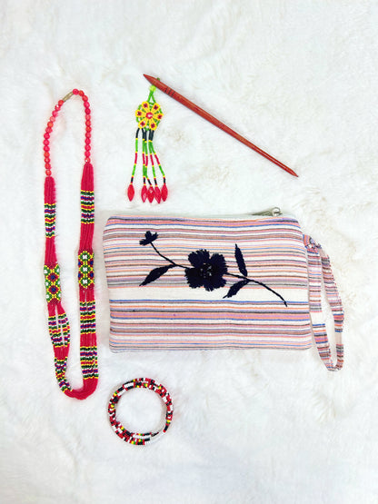 Cobra Saffron Handmade Embroidered Wallet