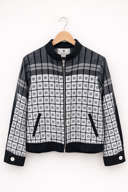 Classic Monochrome Fall Jacket