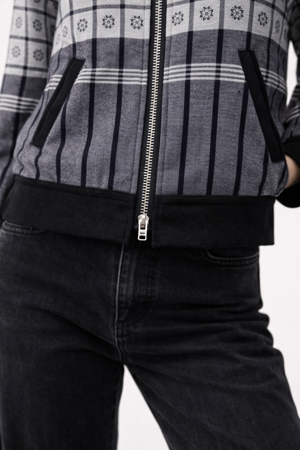 Classic Monochrome Fall Jacket