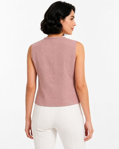 Rose Mist Floral Top