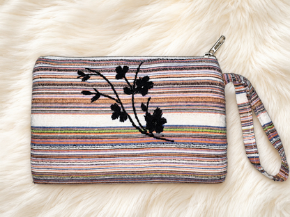Cherry Handmade Embroidered wallet