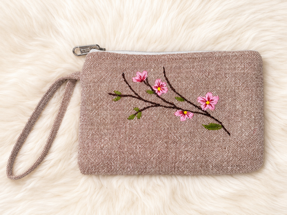 Cherry Handmade Embroidered wallet