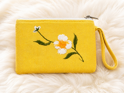 Cobra Saffron Handmade Embroidered Wallet