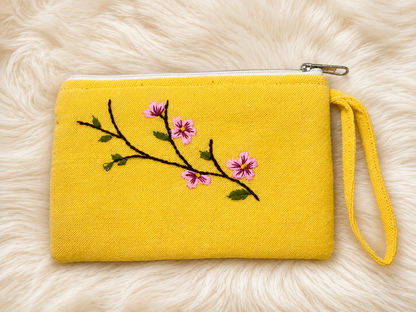 Cherry Handmade Embroidered wallet